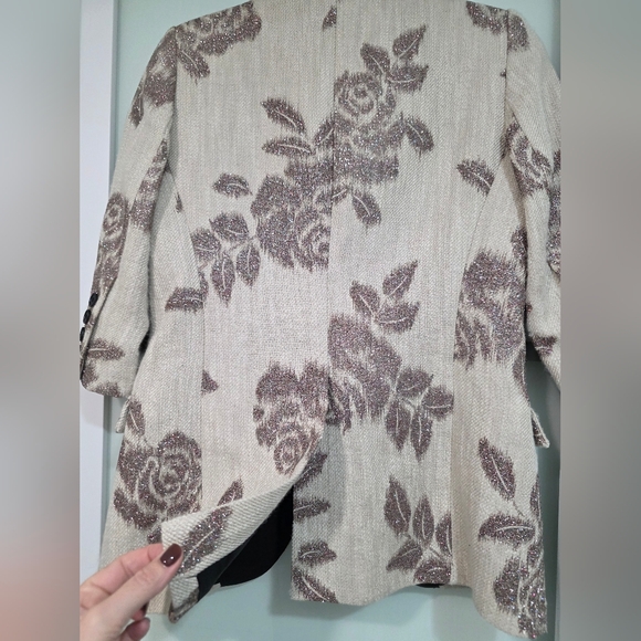 SMYTHE Metallic Rose Tweed Blazer (US 4) - Picture 17 of 17